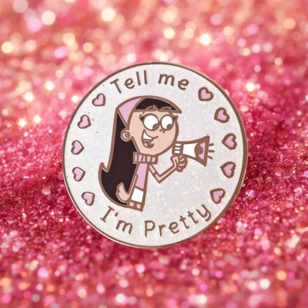 Nickelodeon Fairly OddParents Trixie 'Tell Me I'm Pretty' Enamel Pin - Picture 1 of 4